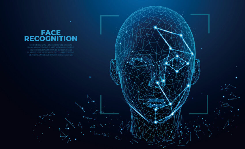 Face Recognition graphic — How much did COVID-19 help the biometrics access control market?